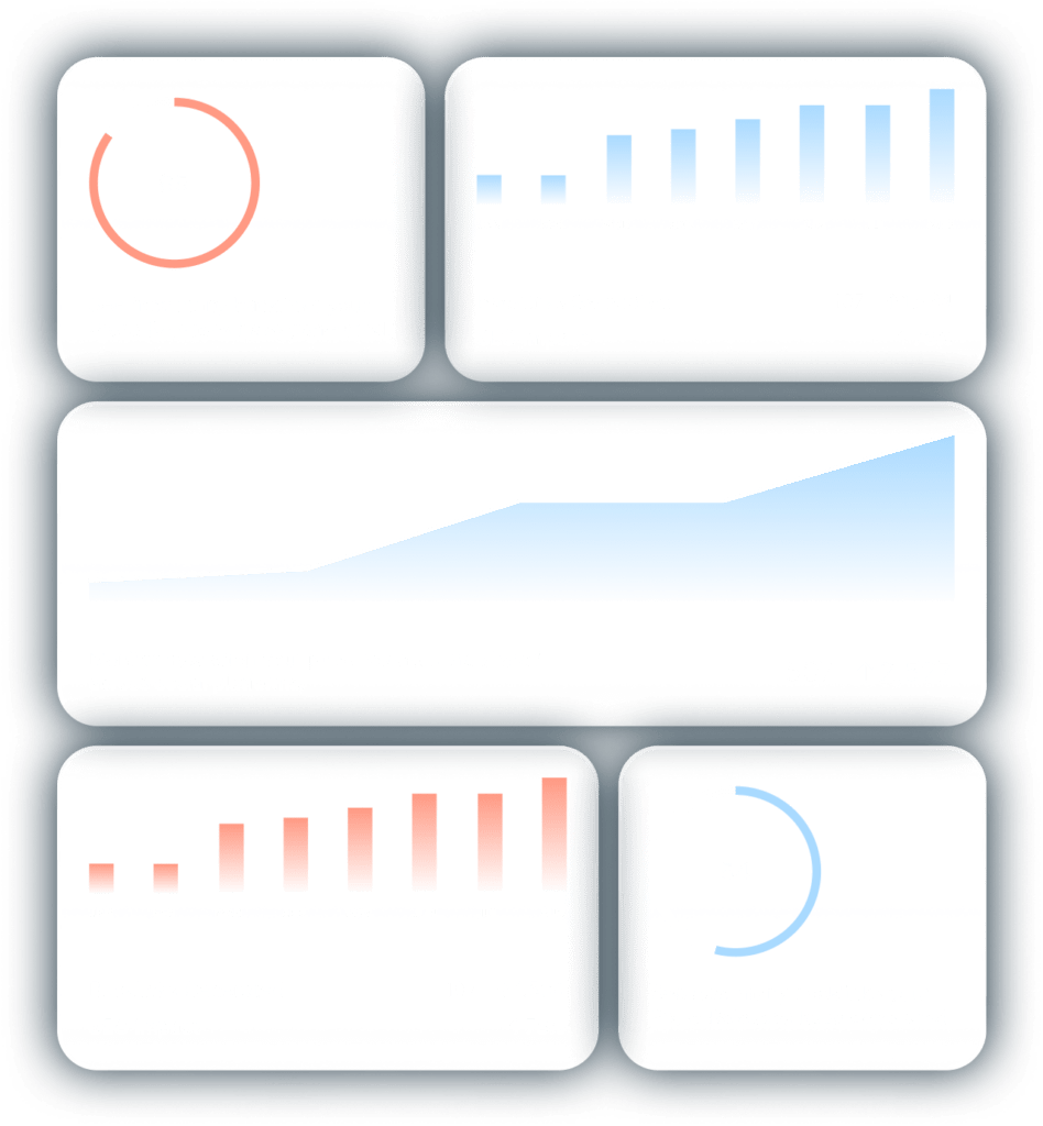 A dashboard displays circular and bar graphs tracking backlinks, SEO impact, and social shares from press releases.