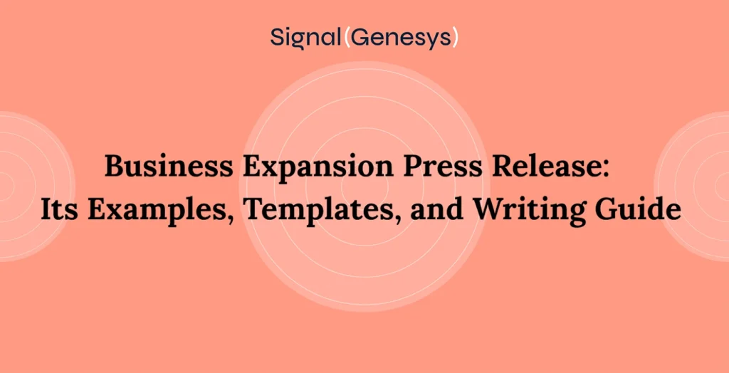 Business Expansion Press Release