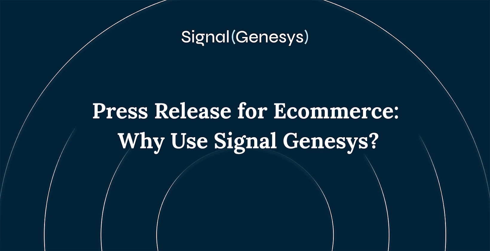 press release for ecommerce