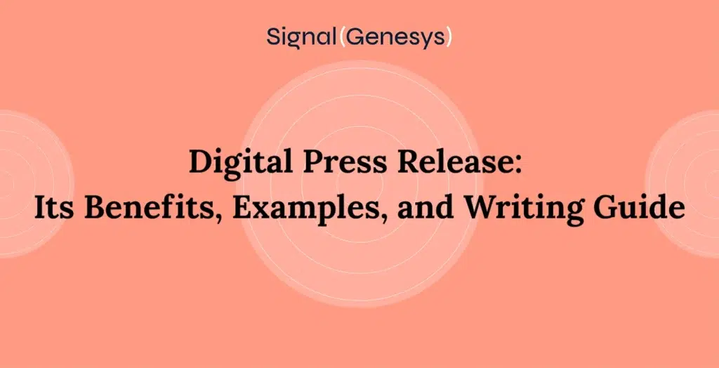 Digital Press Release